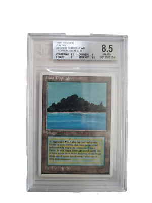 MAGIC THE GATHERING MTG TROPICAL ISLAND FWB ITALIAN DUAL LAND BGS