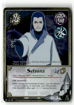 Naruto CCG - Setsuna 648 - Foil | eBay