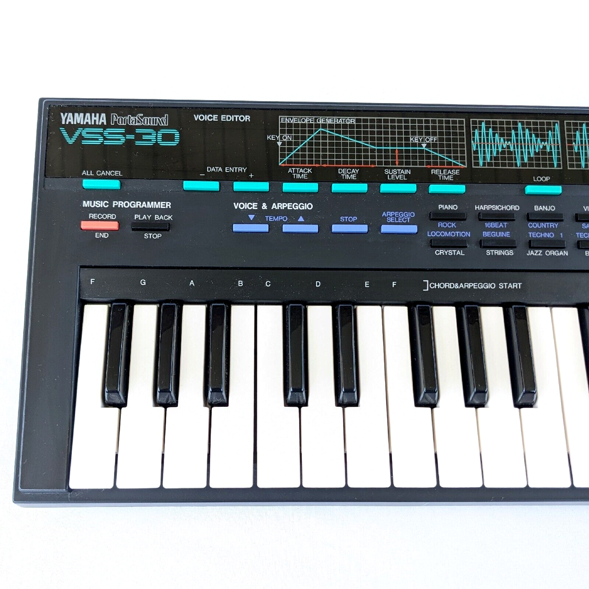 Yamaha VSS-30 PortaSound Voice Sampler Vintage Keyboard Box Manual