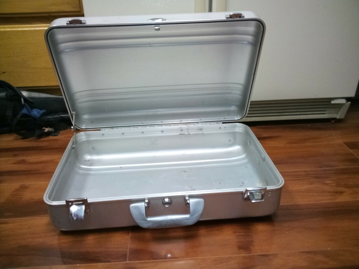 Zero Halliburton Centurion Elite Aluminum Briefcase 18x13x8 Combo