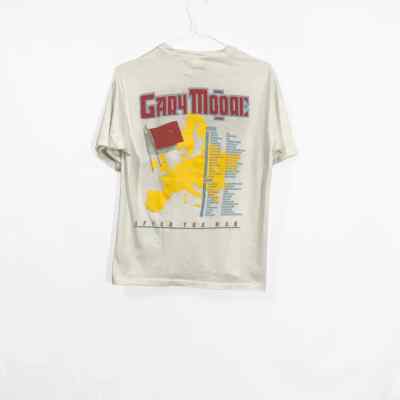 Vintage 1989 Gary Moore After The War Tour T-shirt Blues Rock