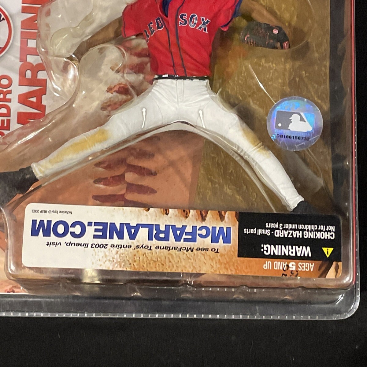 McFarlane Pedro Martinez Rare Error Box Action Figure Boston Red