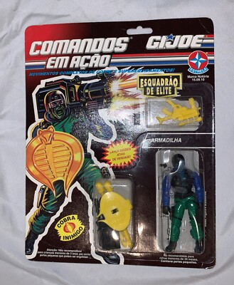 Armadilha GI Joe Brazil Beach Head as Cobra MOC Sealed Comandos Em