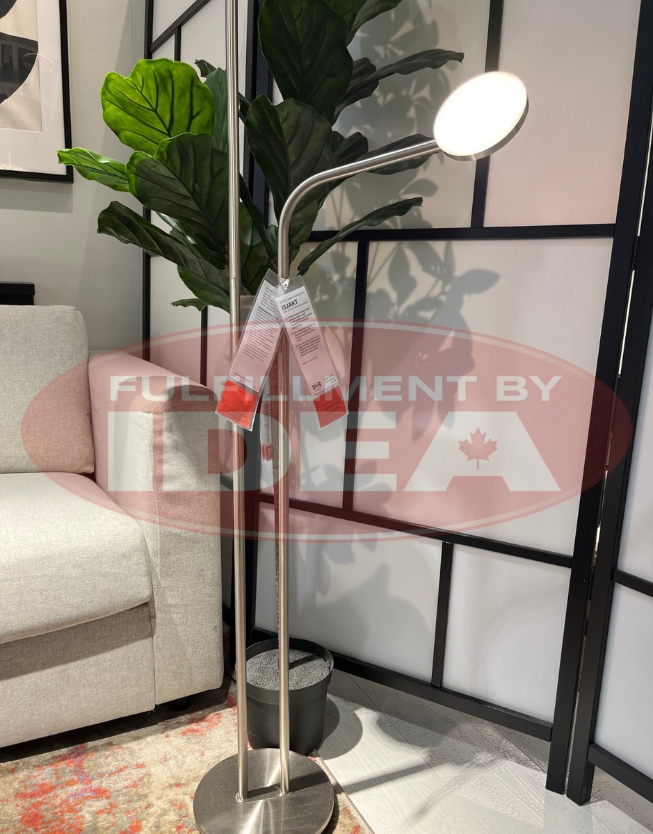 New IKEA ISJAKT LED Floor Uplighter/Reading Lamp 704.597.16 | eBay
