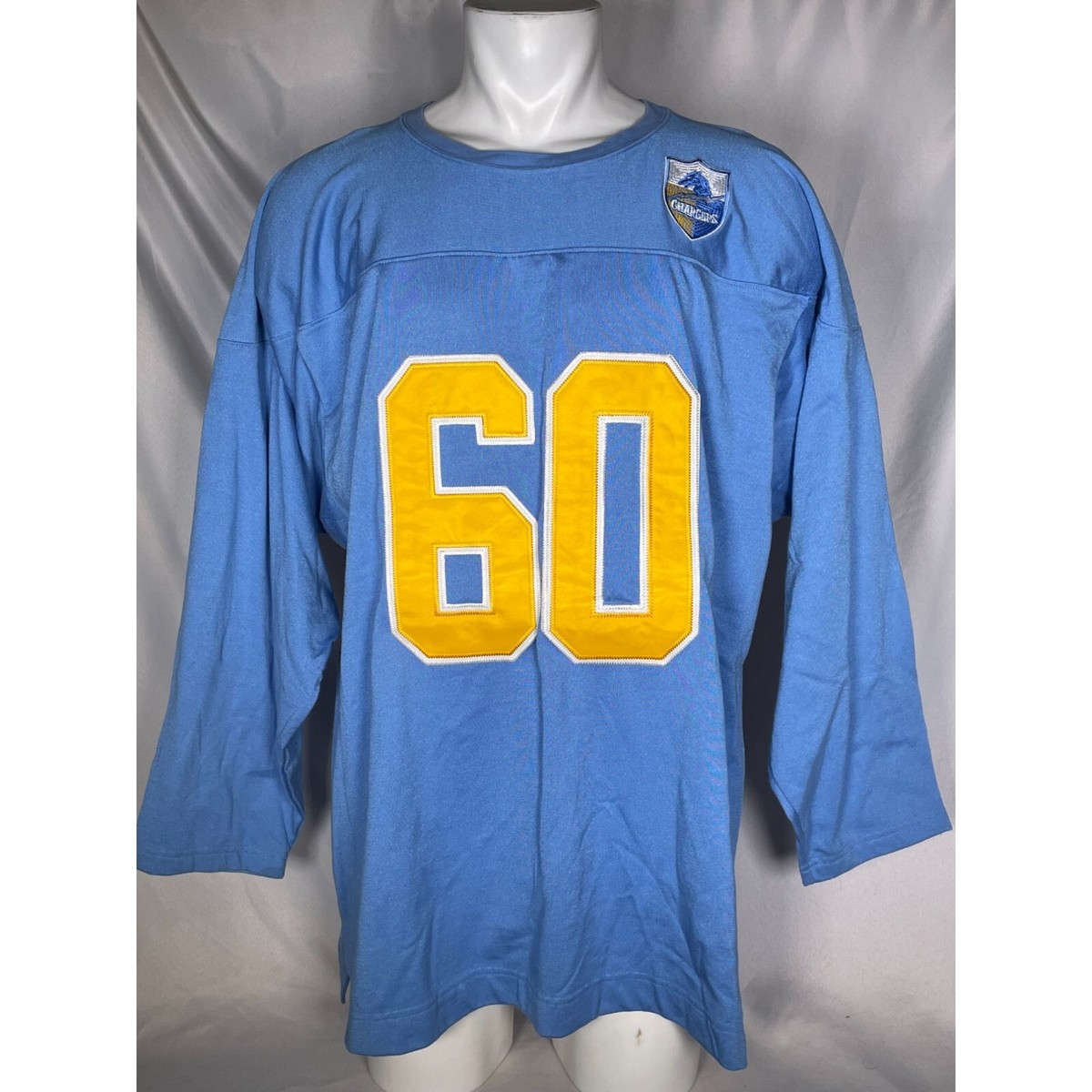San Diego Chargers NFL 1960 Reebok Gridiron Classic Blue Jersey