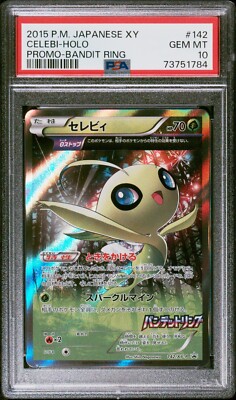 Pokemon Card Japanese - Celebi 142/XY-P - Promo - Holo - PSA 10