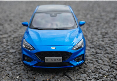 1/18 Scale FORD FOCUS 2020 Blue Diecast Car Model Toy Collection