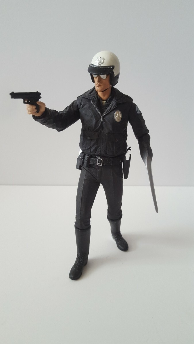 NECA Terminator 2 T-1000 Motorcycle Cop Figure Robert Patrick | eBay