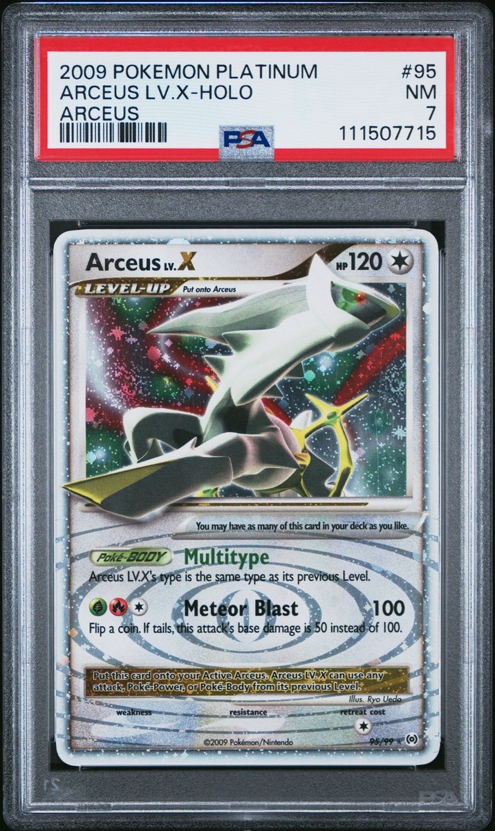 2009 POKEMON PLATINUM ARCEUS LV X #95 HOLO PSA 7 NM #111507714 | eBay