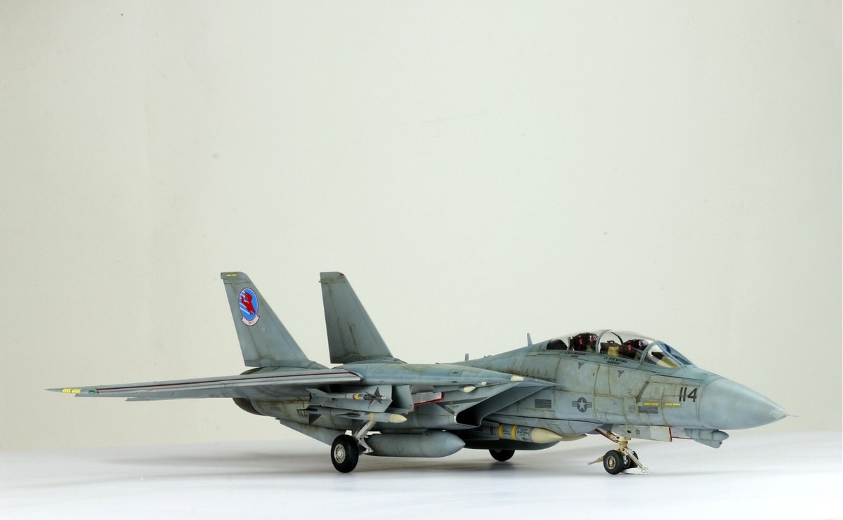 PreSale USN Top Gun F-14A Tomcat 1:48 Pro Built Model | eBay