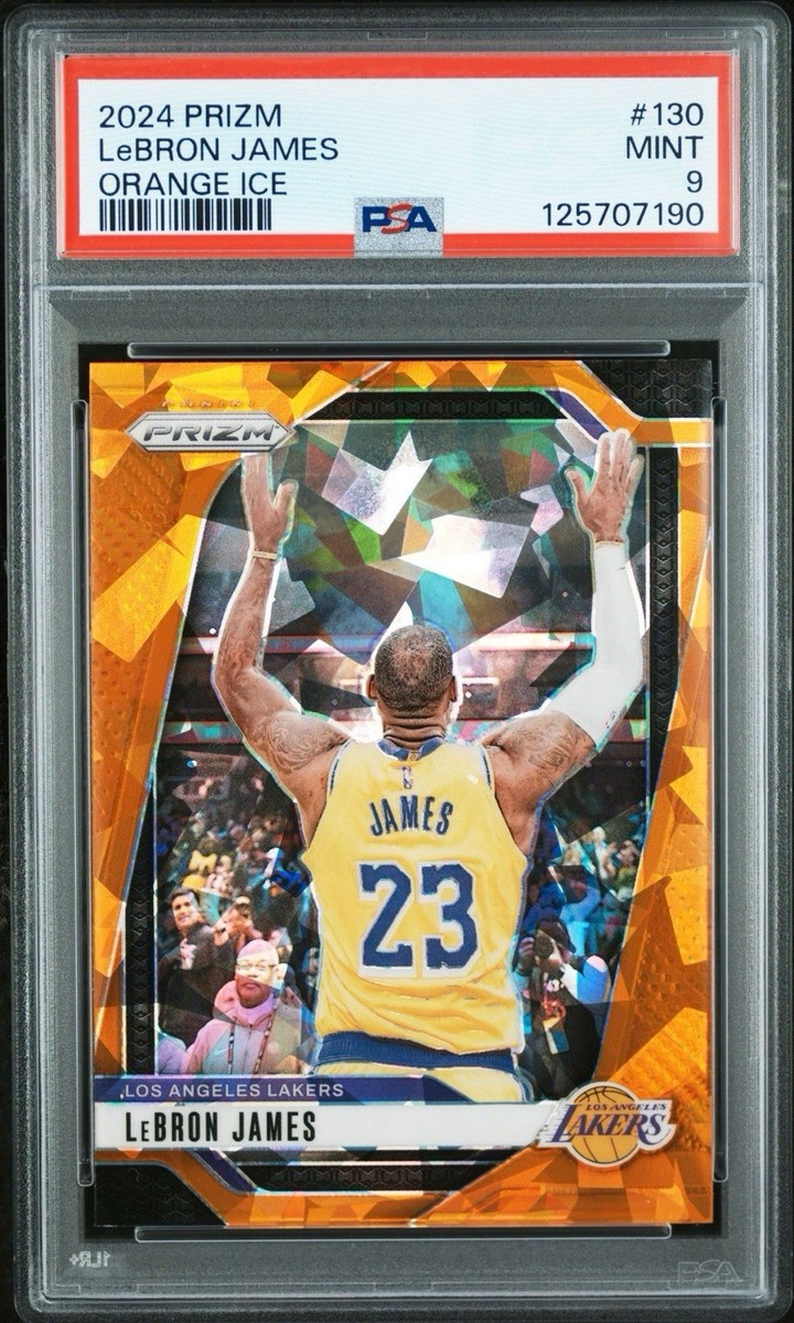 2024-25 Panini Prizm - LeBron James #130 Orange Ice Prizm | eBay