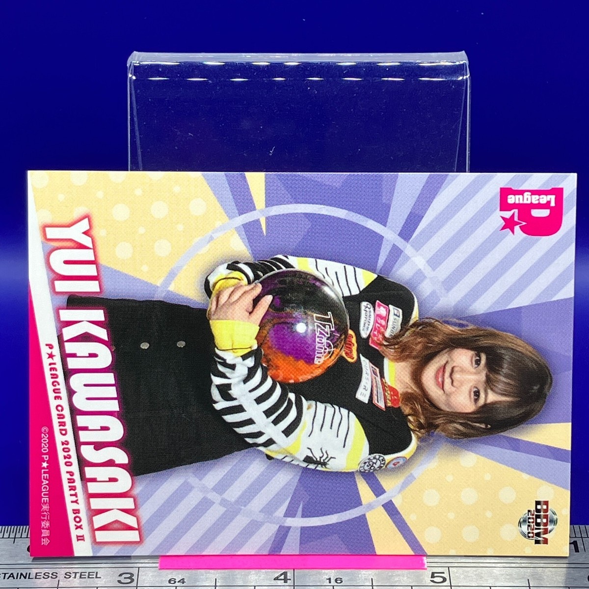 YUI KAWASAKI 18 Women's Pro Bowling Card BBM 2020 P-League TCG