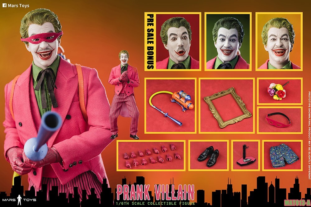 Mars Toys MAT013A 1/6 Prank Villain Joker Male Action Figure Model