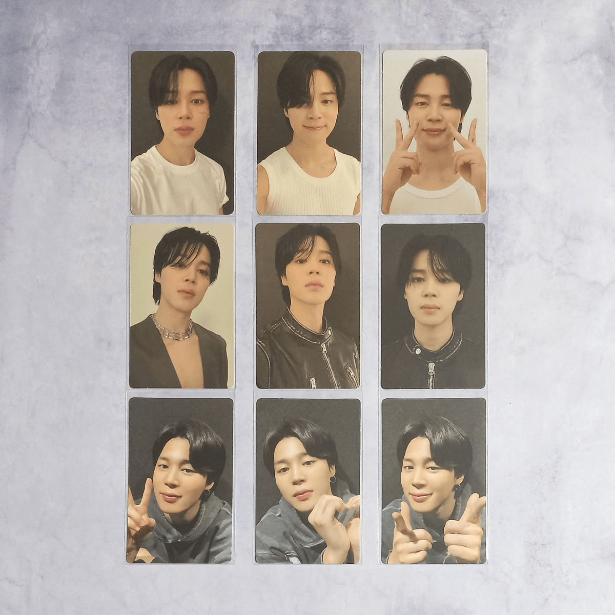 BTS Jimin Face Invisible Face & Undefinable Face Photo Card Random