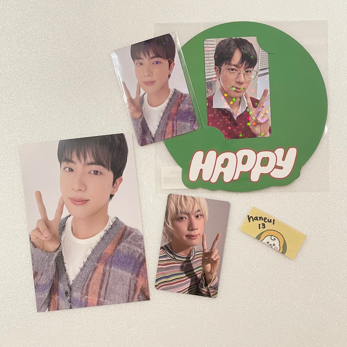 BTS JIN HAPPY Official photocard set Japan FC UMS Limited POB