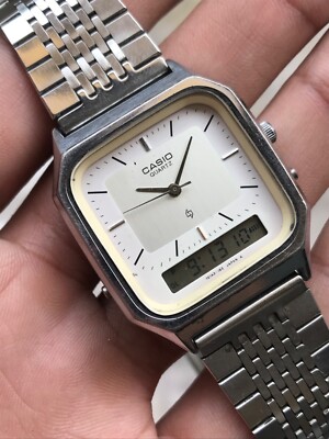 Casio Ana-digi Dual Time Quartz 305 AQ-322 Men's Watch SAL218SAL3