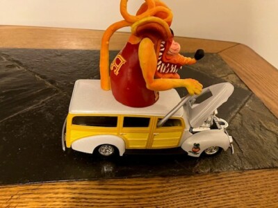 Racing Champions Rat Fink Die Cast Car W/ Figure 1940 Ford Woody 1