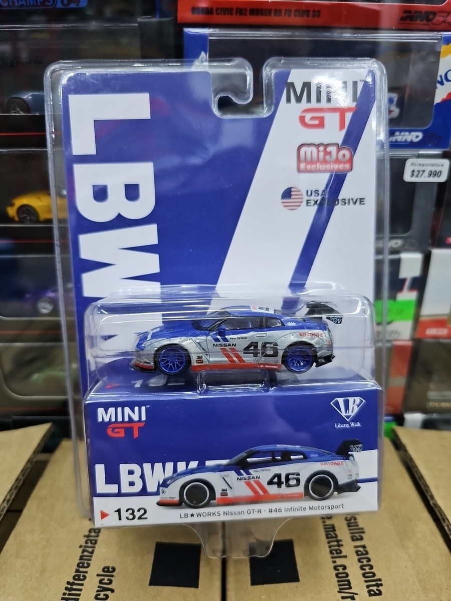 Mini GT 132 Nissan GT-R R35 Liberty Walk - Infinite *Chase* Mijo