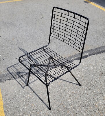 ガーデンファニチャー 50s wire chair by John Keal John Keal Wire