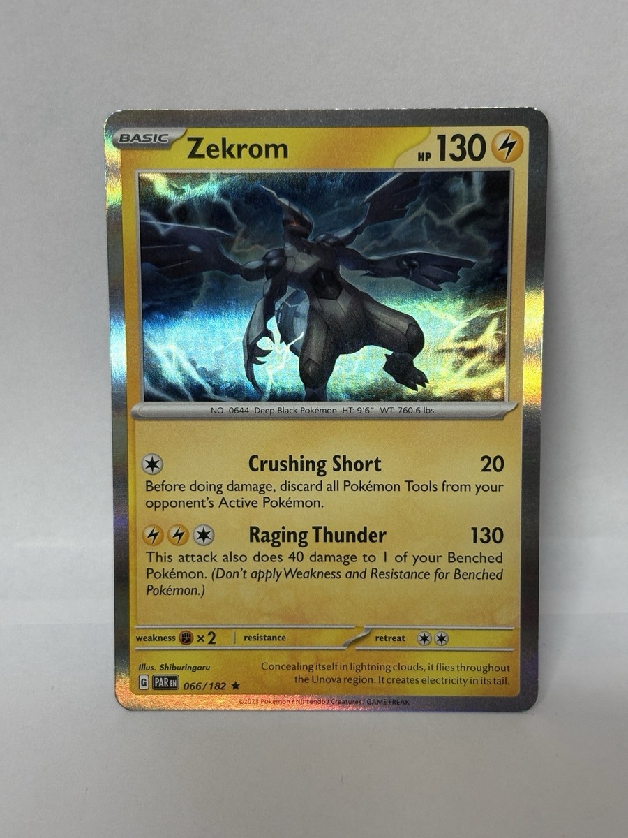 Zekrom 066/182 Sv04: Paradox Rift Holo | eBay