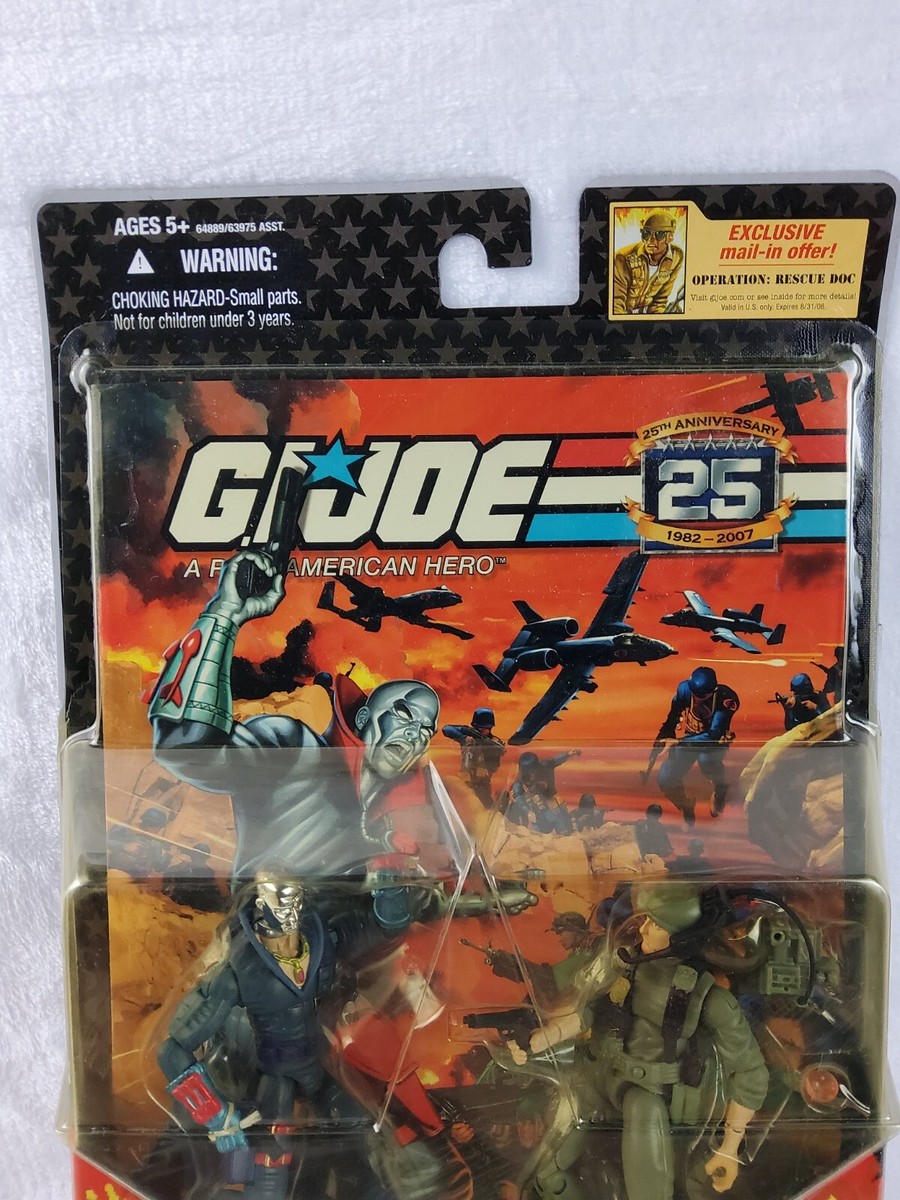 GI Joe Comic 2-Pack Destro CPL Breaker 25th Anniversary Hasbro