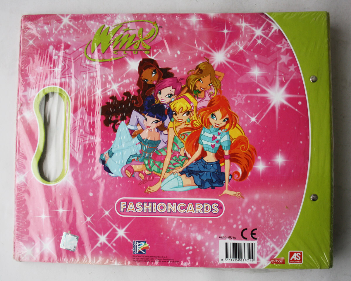 10X RARE 2009 WINX CLUB FASHIONCARDS + ALBUM RAINBOW ITALY NEW