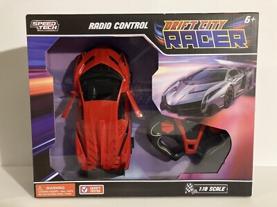 DRIFT CITY RACER ,RADIO CONTROL SPEED TECH 1:18 Scale Brand New