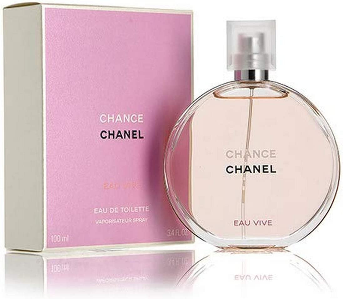 Chance Chanel Eau Vive Eau De Toilette Spray 100ml/3.4oz New in