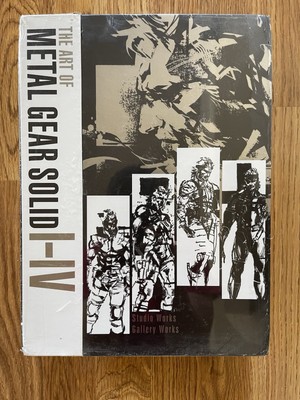 Art of Metal Gear Solid I IV Yoji Shinkawa 2018 Hardcover Dark