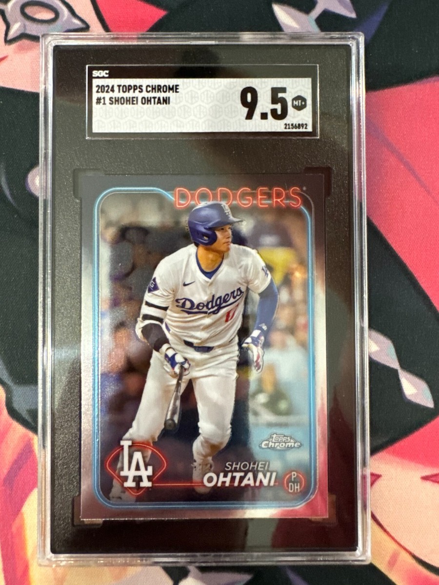 2024 Topps Chrome #1 Shohei Ohtani Los Angeles Dodgers SGC 9.5