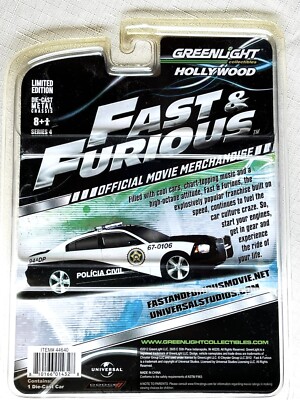 Fast and Furious 2011 Rio Police Charger Series 4 Greenlight chase