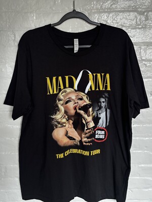 madonna the celebration tour Merch graphic T Shirt Size X-Large | eBay