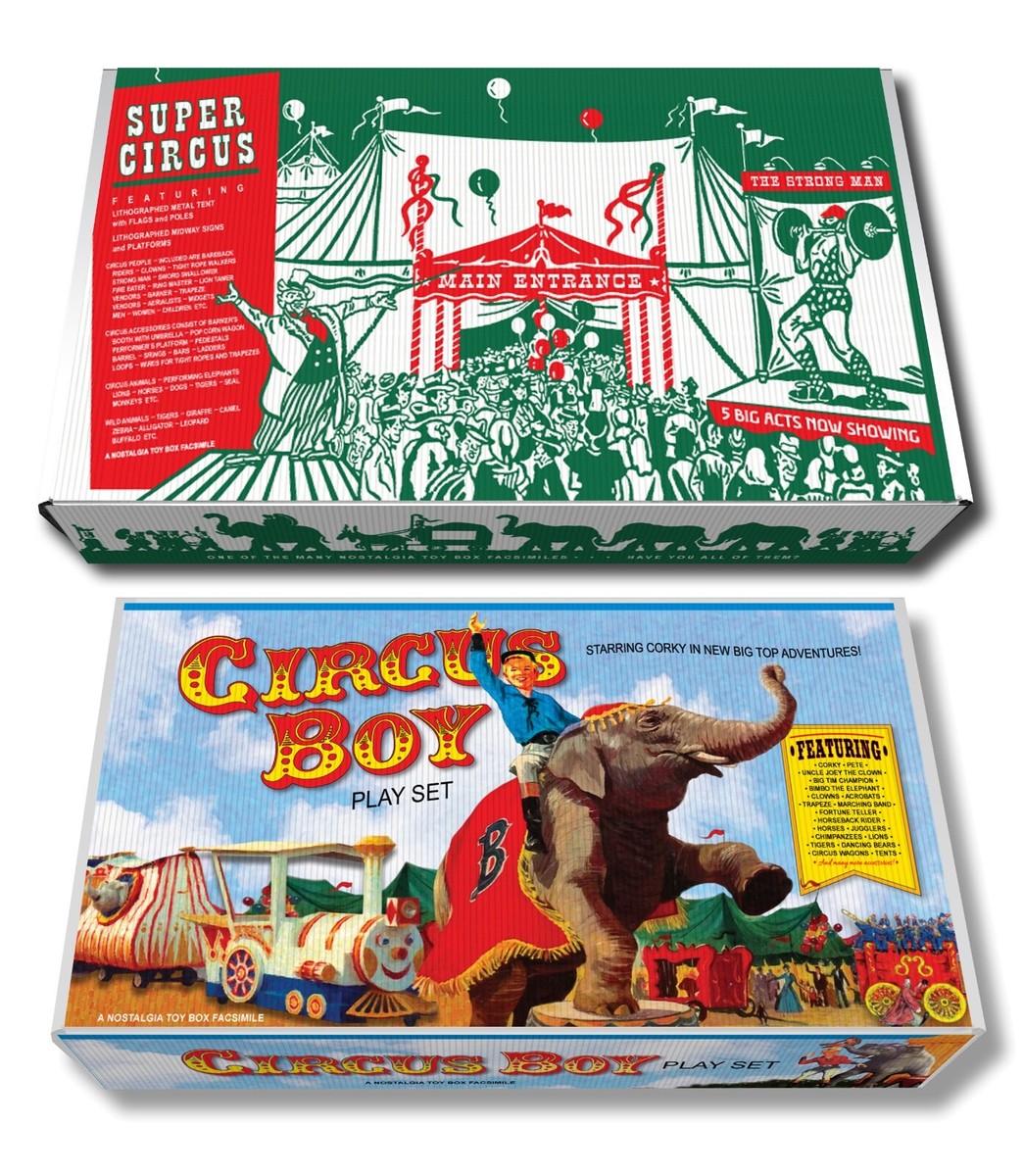 Marx Super Circus Play Set Box OR Marx Circus Boy Play Set box | eBay
