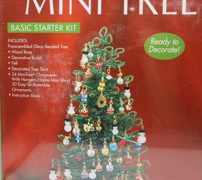 Westrim Preassembled Glass Beaded Mini Christmas Tree Basic