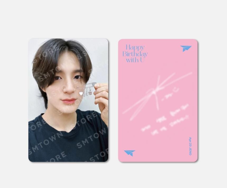 JENO NCT DREAM SMTOWN OFFICIAL MD 2023 ARTIST BIRTHDAY CARD +