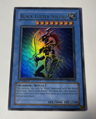 YuGiOh - Black Luster Soldier - SYE-024 - 1st Edition | eBay