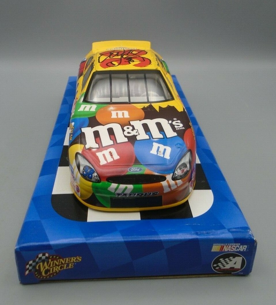 NASCAR Winner's Circle #38 Elliott Sadler Signed M&M Race Car Die