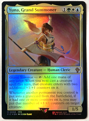 MTG Yuna, Grand Summoner (Foil) Commander: Final Fantasy 0008 FFX