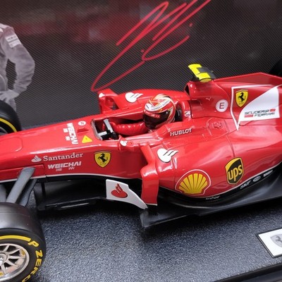 Hot Wheels Racing 1/18 Ferrari F14-T 2014 Kimi Raikkonen #7 BLY68