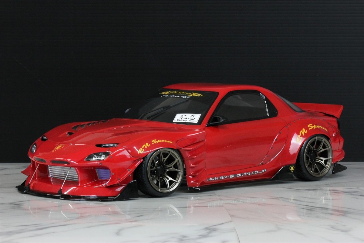 RC 1/10 Mazda RX-7 FD3S BLS BN Sports official Clear Body Set