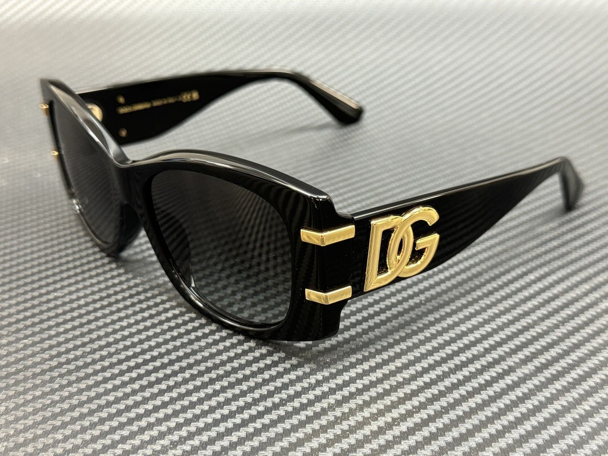 DOLCE & GABBANA DG4501 501 8G Black Grey Gradient Women's 54 mm