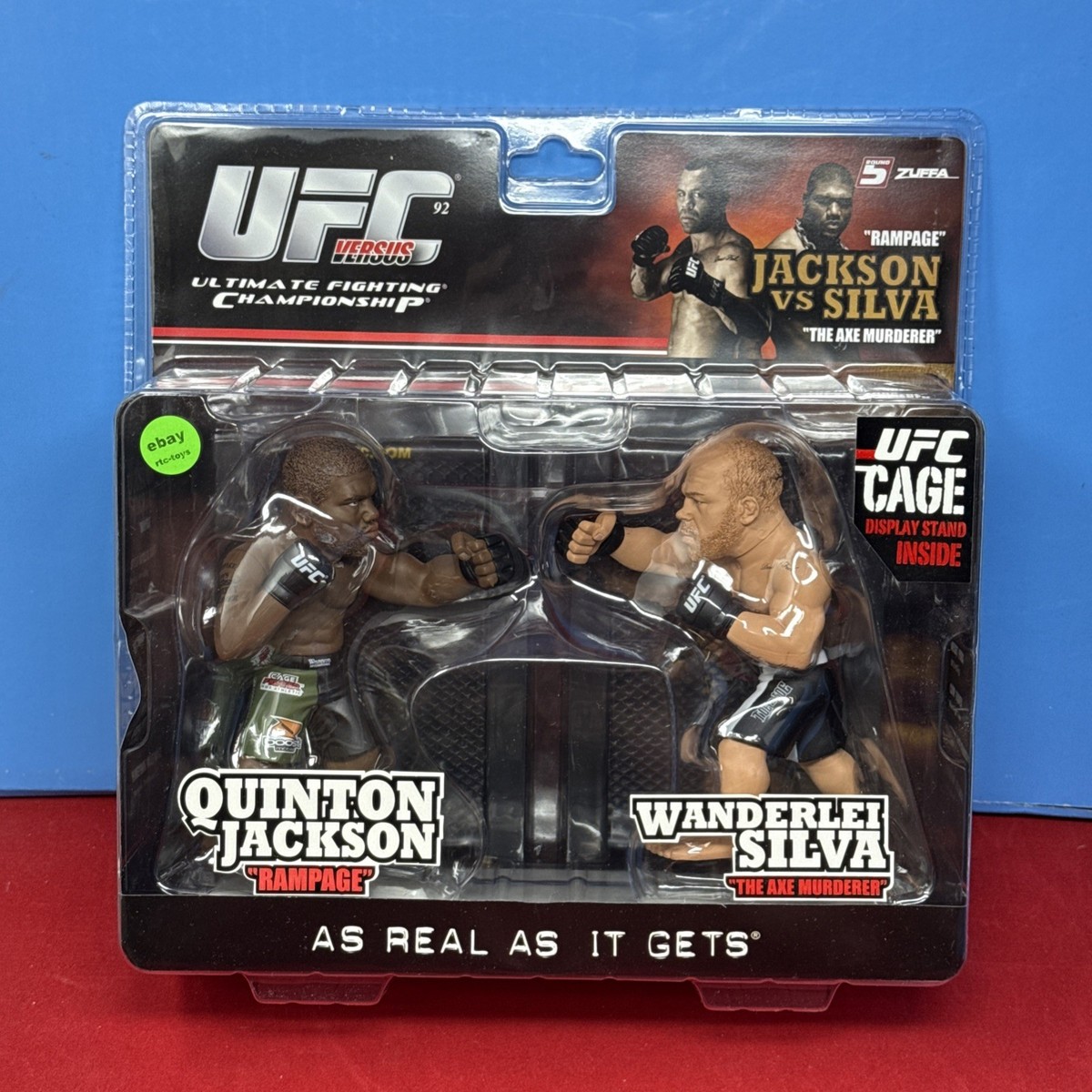 Round 5 UFC Versus Series 1 Action Figure 2pack Quinton Rampage