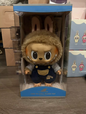 Pop Mart labubu The Monster Time To Chill Plush Toy Vinyl | eBay
