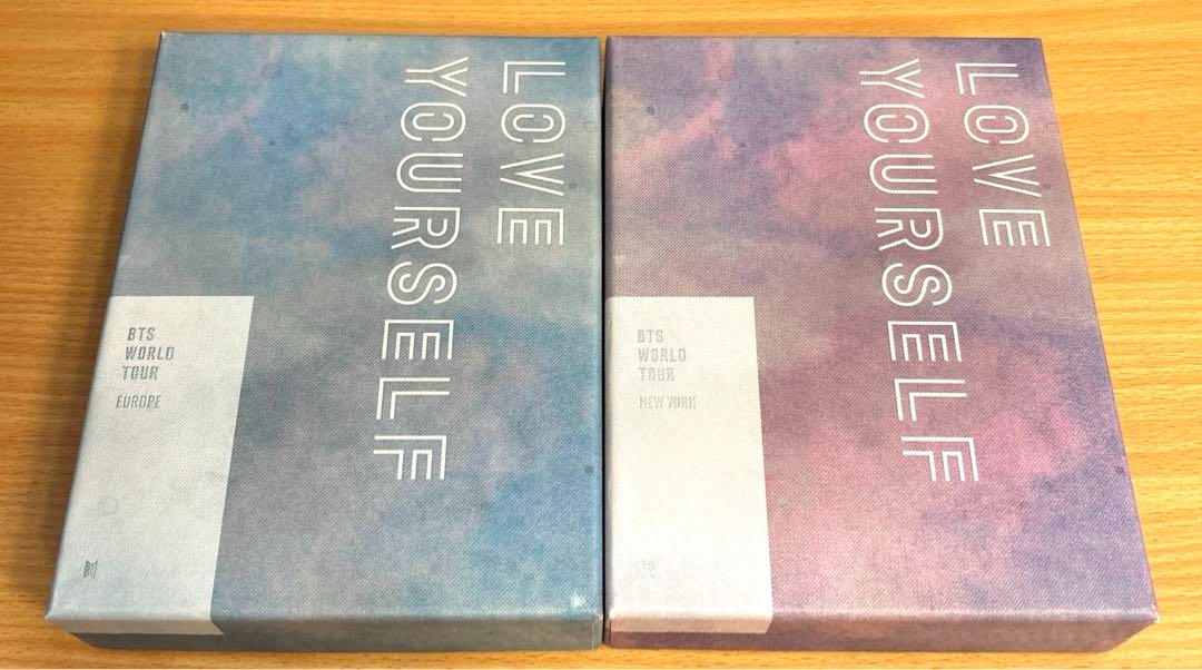 BTS World Tour LOVE YOURSELF DVD EUROPE & NEW YORK Set with Photos