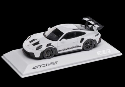 Porsche 911 (992) GT3 RS 2022 White Experience Center Leipzig 1:43