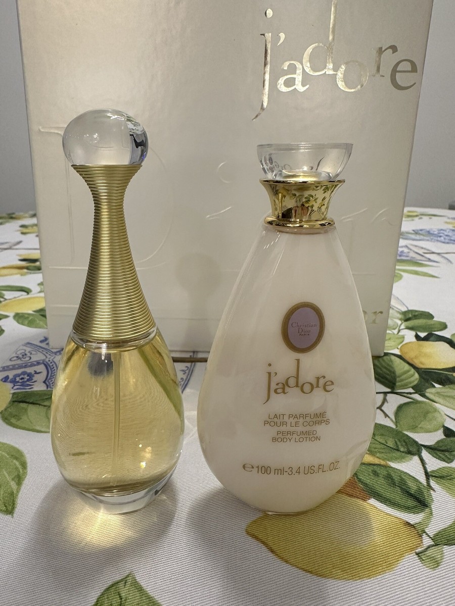 DIOR J'ADORE 2 PIECE GIFT SET EAU DE PARFUM SPRAY 50ML 1.7 Fl. oz