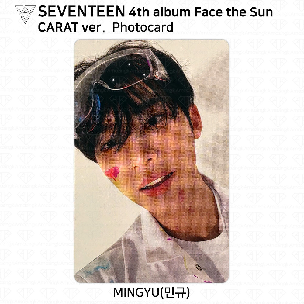 SEVENTEEN 4th Album Face the Sun Official Photocard Carat Version