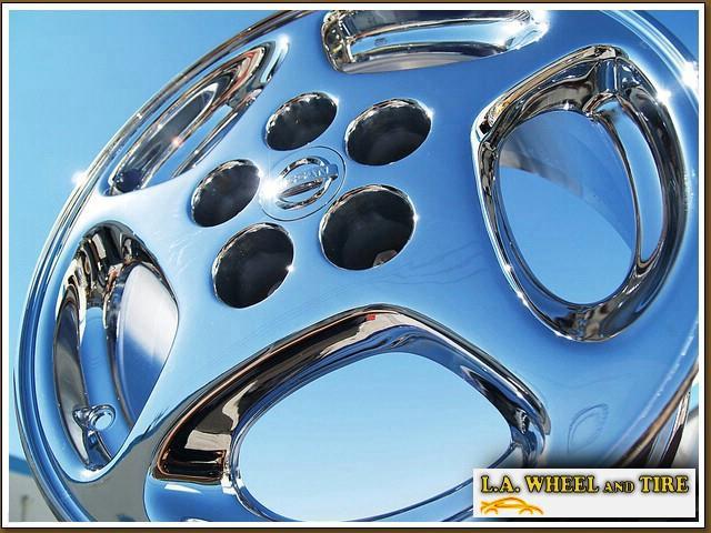 EXCHANGE SET OF 4 NEW CHROME WHEELS FOR NISSAN 300ZX 2+2 OEM 16