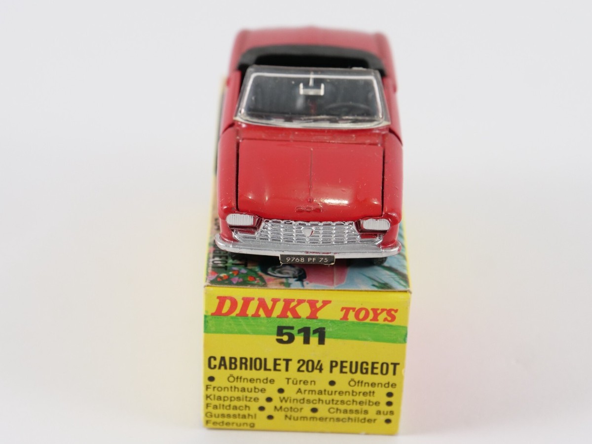 プジョー 204 カブリオレ - フランス ディンキートイズ #511 DINKY