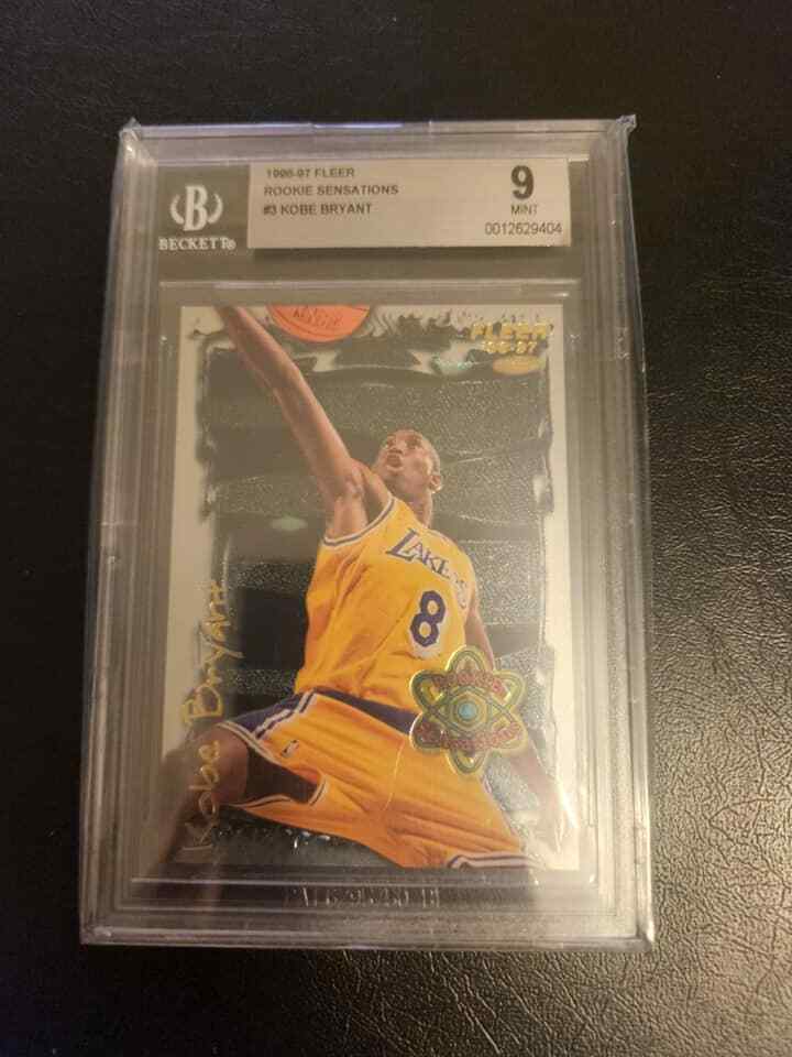 Kobe Bryant 1996 Fleer #3 Rookie Sensations Price Guide - Sports